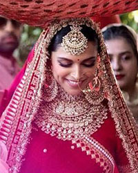 Deepika Padukone during the Anand Karaj ceremony