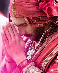 Deepika Padukone and Ranveer Singh during the Anand Karaj ceremony