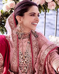 Deepika Padukone during her mehendi ceremony