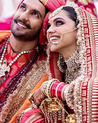 Deepika Padukone and Ranveer Singh at the Anand Karaj ceremony