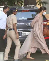 Deepika Padukone at NCB Guest House to record statement