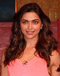 Deepika Padukone on the sets of Extra Innings IPL T20