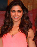 Deepika Padukone on the sets of Extra Innings IPL T20