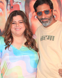 Delnaaz Irani along with her husband Percy