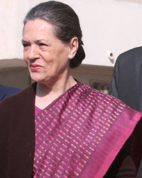 Sheila Dikshit and Sonia Gandhi