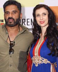 Suneil Shetty and Claudia Ciesla