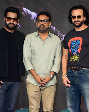 Jr NTR, Jr NTR, Koratala Siva and Saif Ali Khan