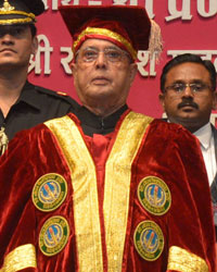 convocation ceremony being organised during the goldren jubilee year of the Devi Ahilya Vishwavidayalaya, Indore, Madhya Pradesh