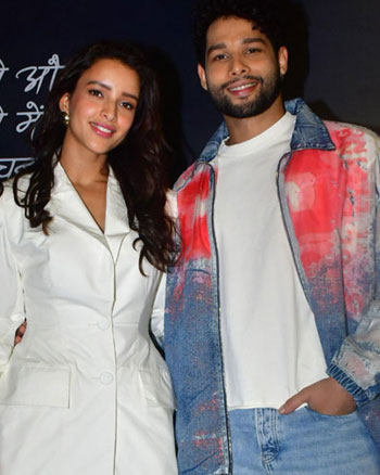 Triptii Dimri and Siddhant Chaturvedi