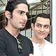 Prateik Babbar and Aamir Khan