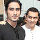 Prateik Babbar and Aamir Khan