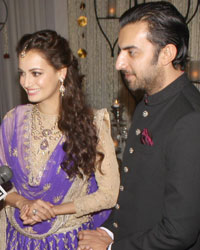 Dia Mirza and Sahil Sangha