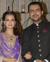 Dia Mirza and Sahil Sangha