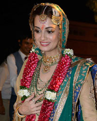 Dia Mirza and Sahil Sangha