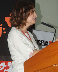 Dia Mirza at World Tiger Day Eventin Modern School, New Delhi