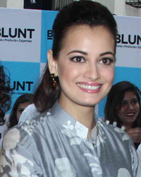 Dia Mirza unveils 9th BBLUNT salon in Mumbai