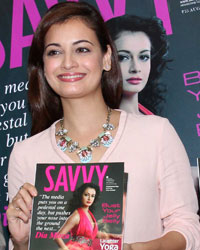 Dia Mirza Unveils Latest Savvy Magazine