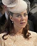 Catherine Duchess of Cambridge attends the service of thanksgiving to mark Queen Elizabeths Diamond Jubilee at St Pauls Cathederal in central London