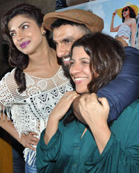 Priyanka Chopra, Ranveer Singh and Zoya Akhtar