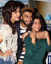 Priyanka Chopra, Ranveer Singh and Zoya Akhtar