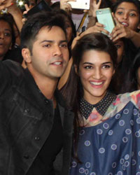 Varun Sharma, Varun Dhawan and Kriti Sanon