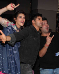 Varun Dhawan, Kriti Sanon and Varun Sharma