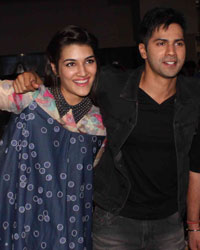 Varun Dhawan, Kriti Sanon and Varun Sharma