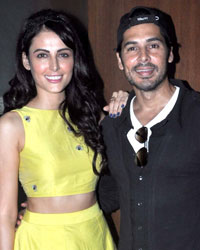 Mandana Karimi and Dino Morea