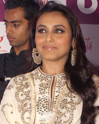 Rani at the launch of first Diva'ni flagship store in Delhi. Diva'ni is a joint venture of Yash Raj Films and KBSH Pvt. Ltd.