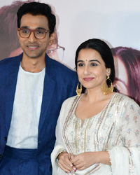 Pratik Gandhi and Vidya Balan promote their upcoming movie Do Aur Do Pyaar at Taj Land Ends, Konkan Hall, Bandra.