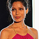 Freida Pinto poses on the red carpet as she arrives to the opening of the 2011 Doha Tribeca Film Festival