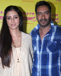 Tabu and Ajay Devgn