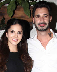 Sunny Leone and Daniel Webber