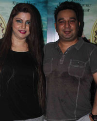 Ahmed Khan along with his wife Shaira Khan