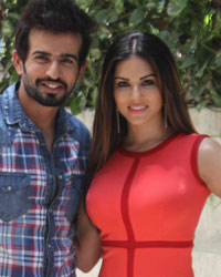 Jay Bhanushali and Sunny Leone