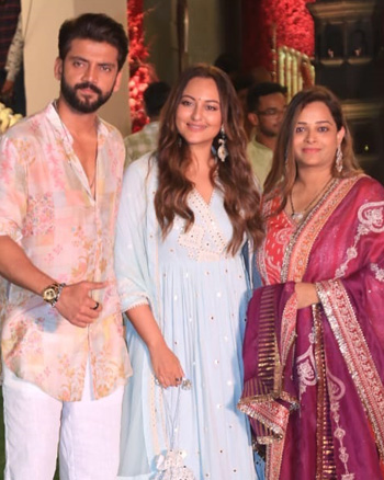 Zaheer Iqbal, Sonakshi Sinha and Vrushali Shinde