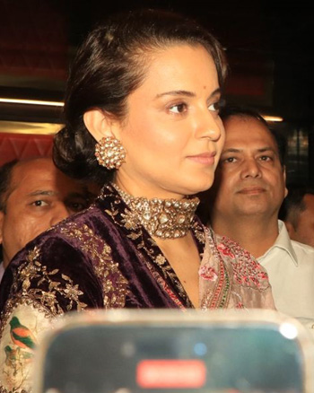 Kangana Ranaut and  Devendra Fadnavis