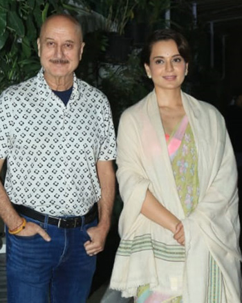 Anupam Kher, Kangana Ranaut