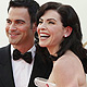 Julianna Margulies from 'The Good Wife' and husband Keith Lieberthal arrive at the 63rd Primetime Emmy Awards in Los Angeles