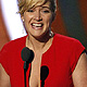 Kate Winslet accepts the award for outstanding lead actress in a miniseries or movie for `Mildred Pierce` at the 63rd Primetime Emmy Awards in Los Angeles