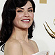 Julianna Margulies holds her Emmy award at the 63rd Primetime Emmy Awards in Los Angeles