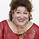 Margo Martindale holds her award at the 63rd Primetime Emmy Awards in Los Angeles