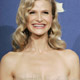 Actress Kyra Sedgwick poses at the 57th annual Primetime Emmy Awards in Los Angeles.