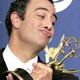 Brad Garrett poses backstage with his award at the 2005 Emmy Awards in Los Angeles.