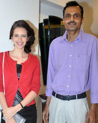 Kalki Koechlin with Author Arjun Shekhar