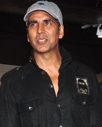 Akshay Kumar during a song recording of his upcoming film Entertainment