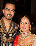 Bharat Takhtani and Esha Deol