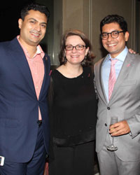 Devraj Sanyal, Birgit Zorniger -General Manager, Taj Lands End and Rohan Vaziralli