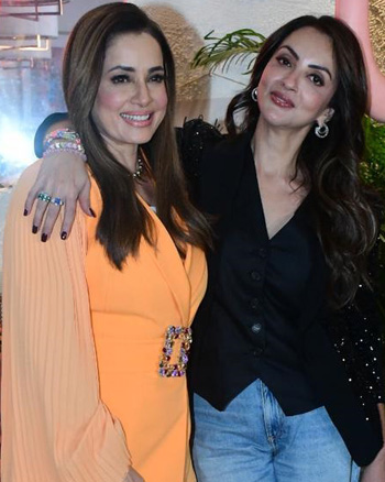 Neelam Kothari and Seema Sajdeh