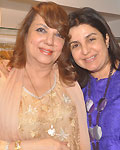 Zarine Khan and Farah Khan